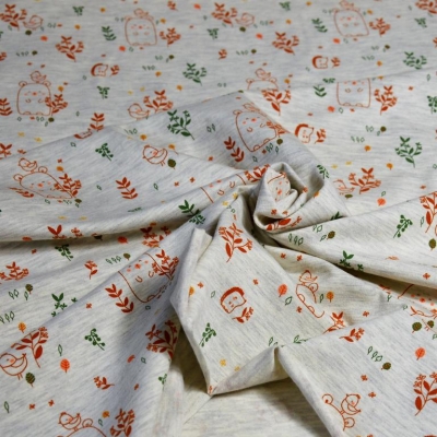 Jersey | Sweet bear | ecru meliert